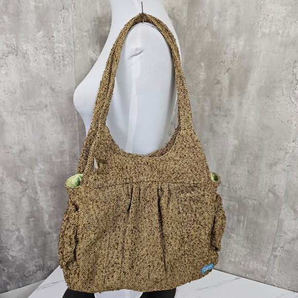 Y2K Paul Frank‎ Tweed Shoulder Bag Everyday Purse Exterior Pockets - Picture 2 of 14